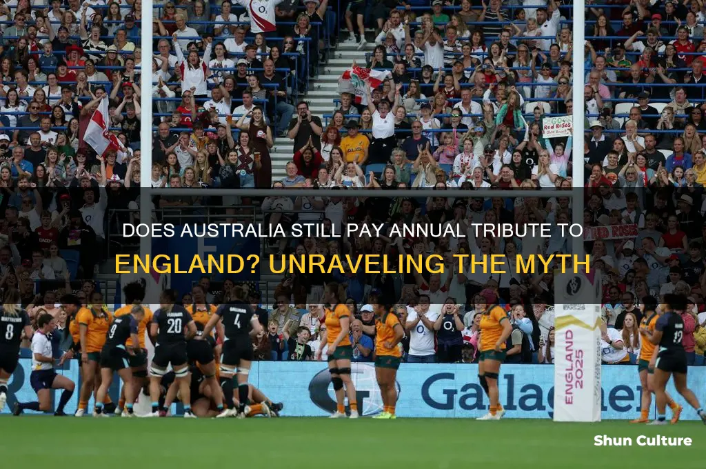 does australia pay money to england each year