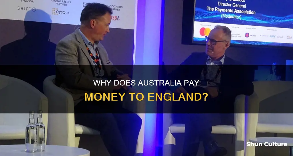 does australia pay money to england