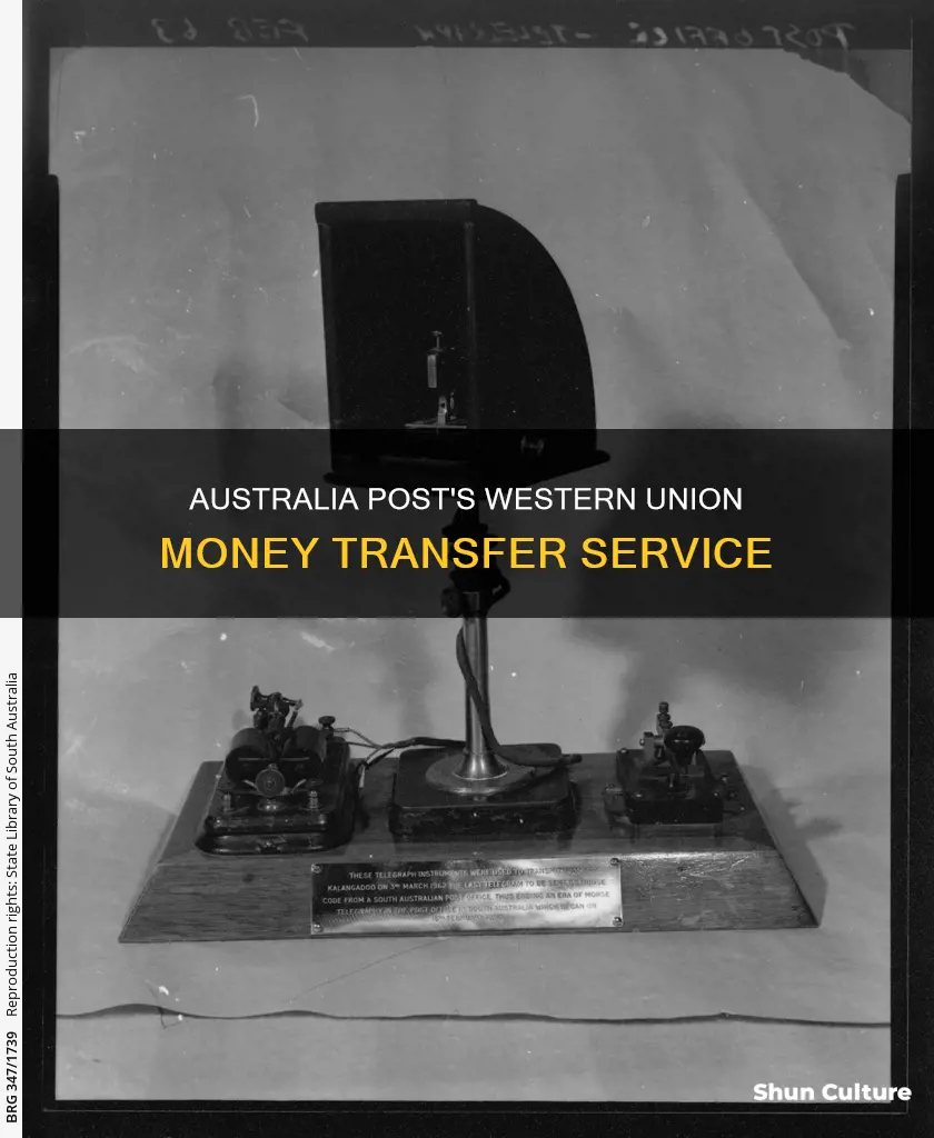 does australia post do western union