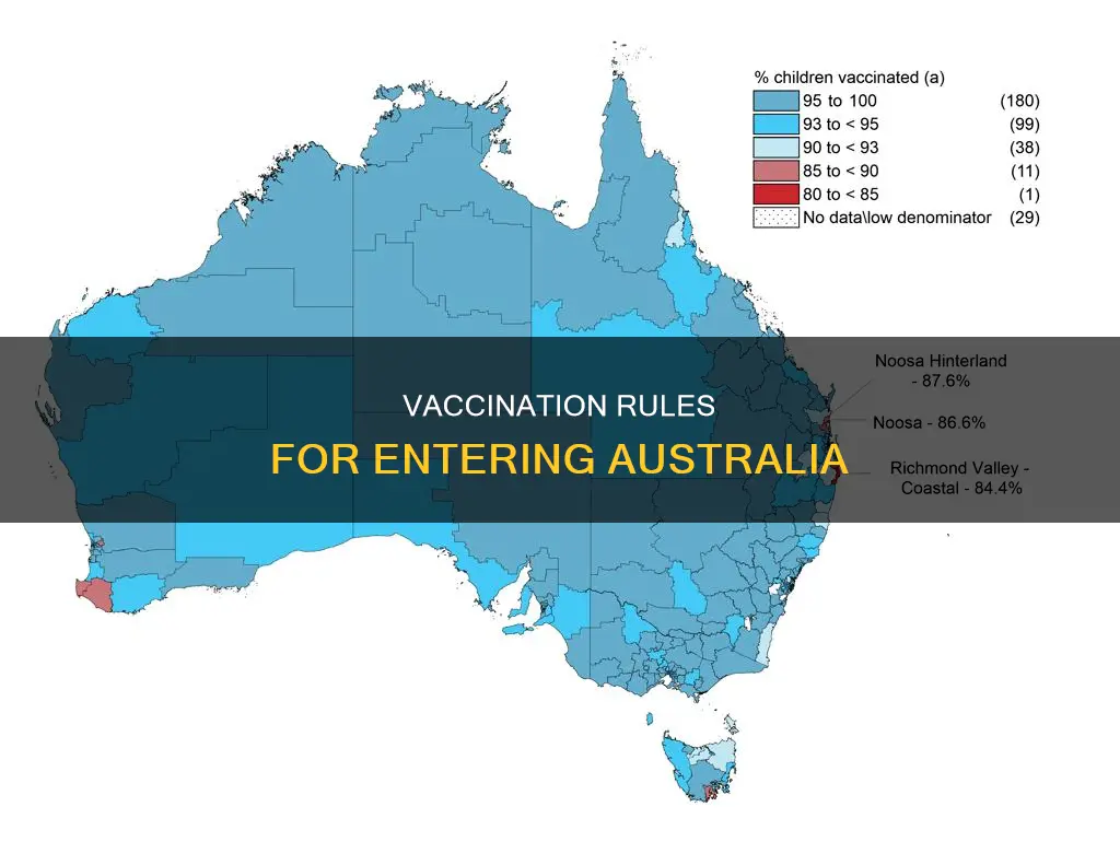 does australia require vaccination to enter the country