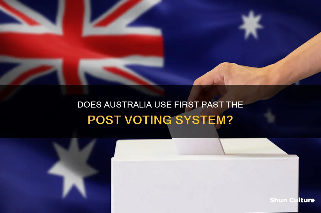 does australia use first past the post