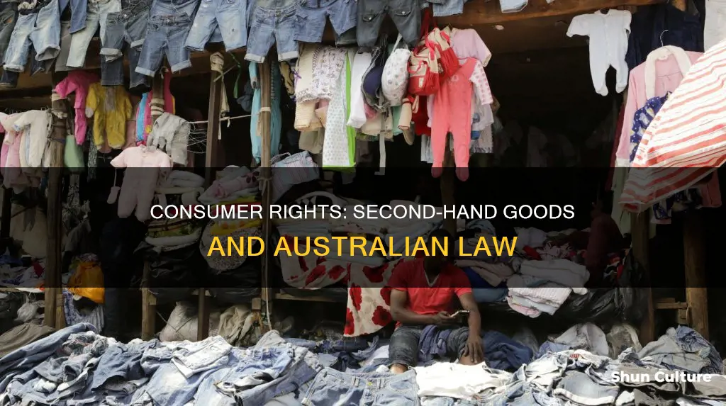 does australian consumer law apply to second hand goods