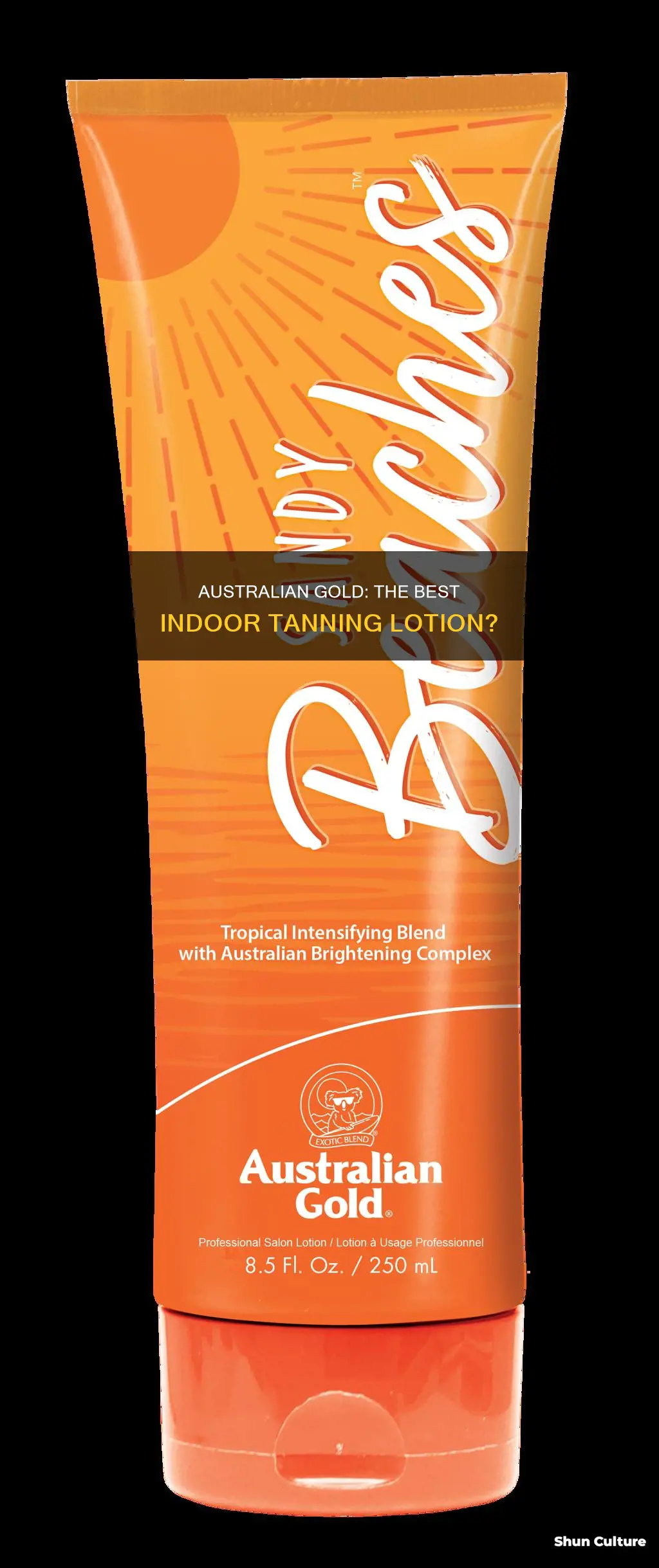 does australian gold make a tanning indoor bed lotion