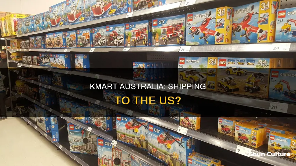 does australian kmart ship to the us