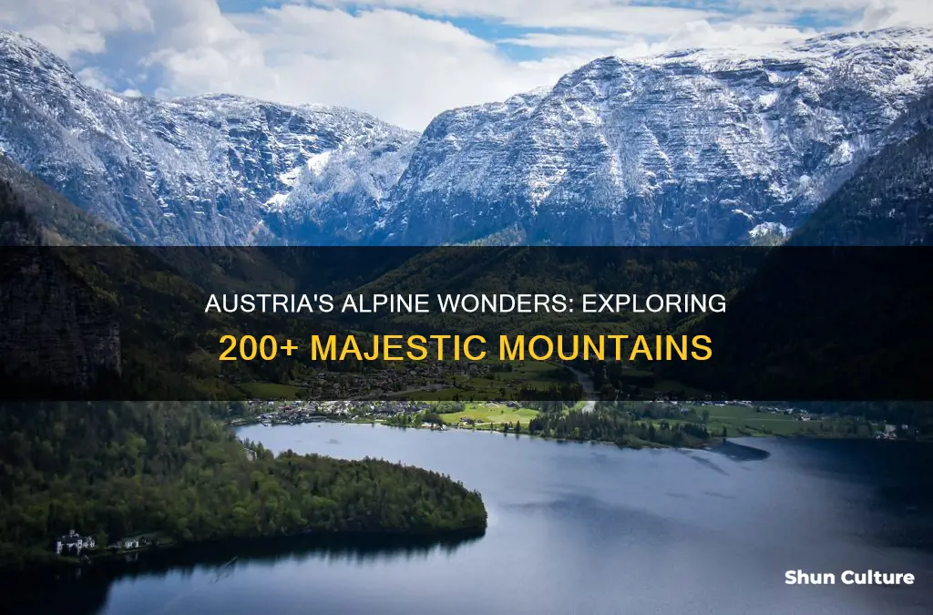 does austria have more than 200 mountains