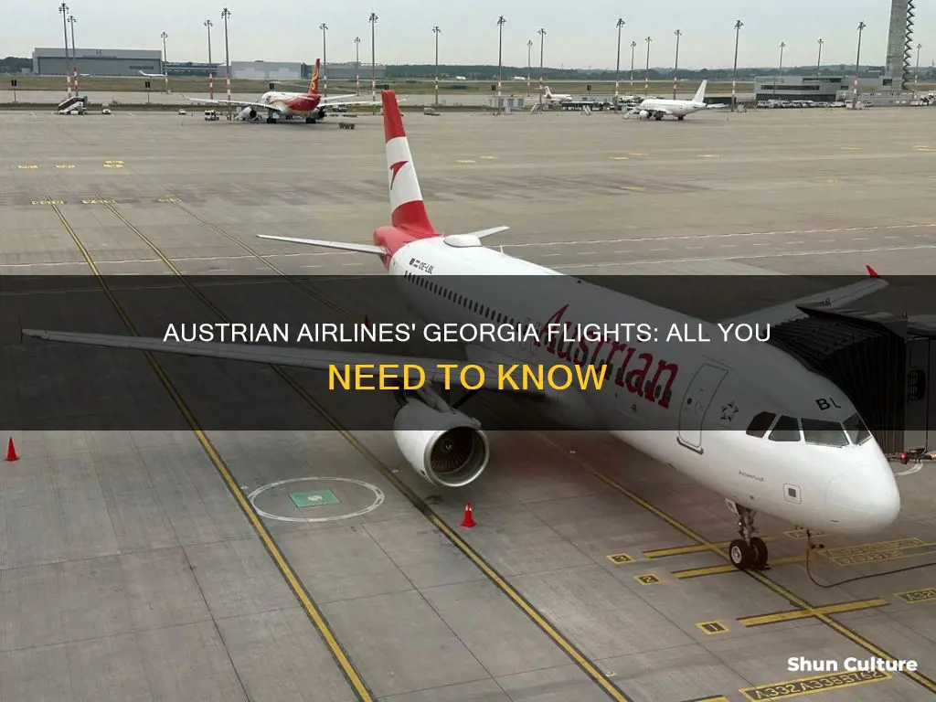 does austrian airline fly into georgia