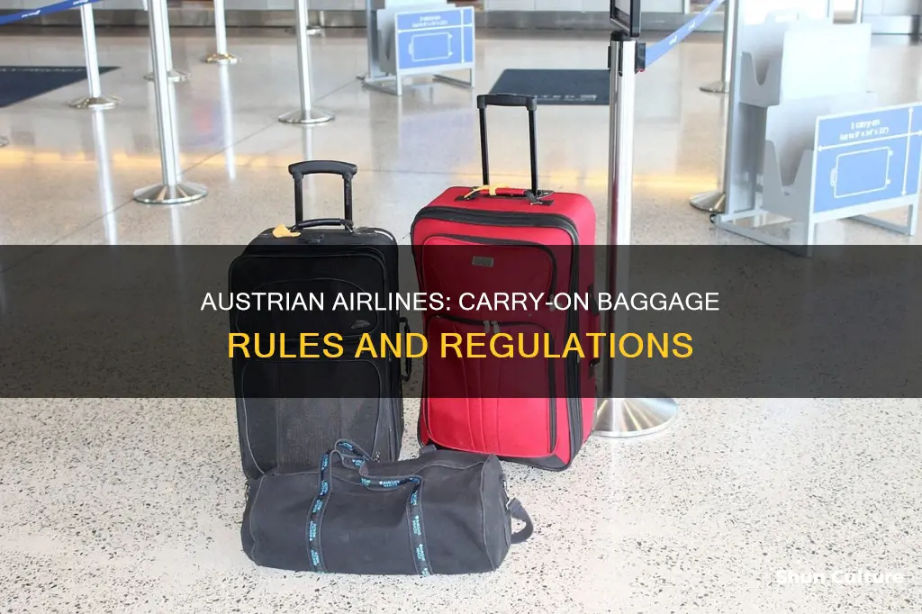 does austrian airlines allow carry on baggage