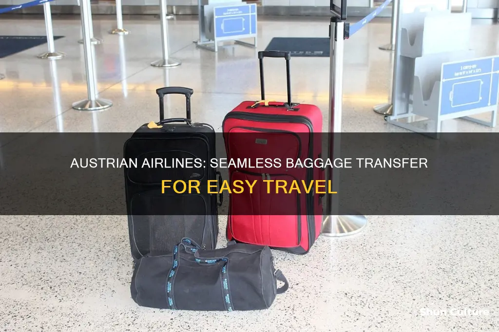 does austrian airlines baggage transf