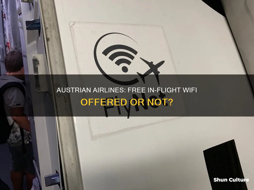 does austrian airlines have free wifi