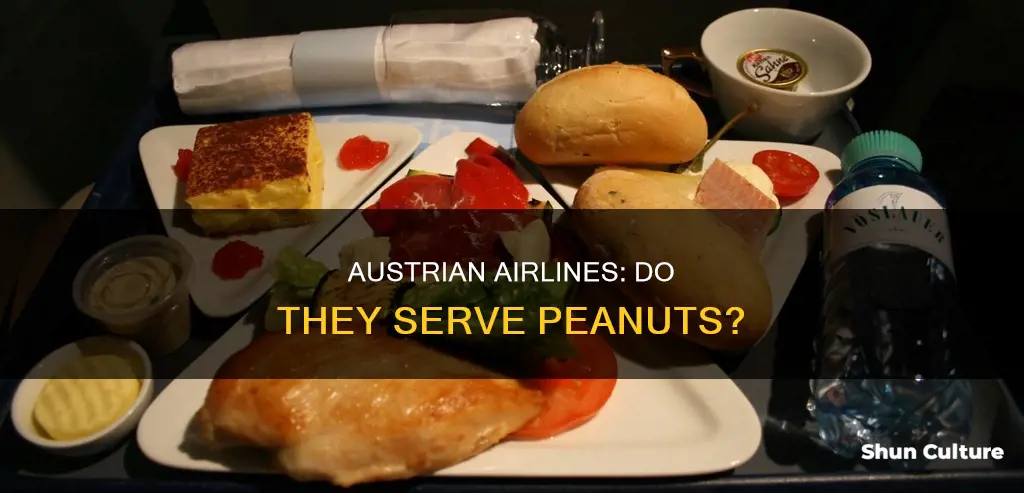 does austrian airlines serve peanuts