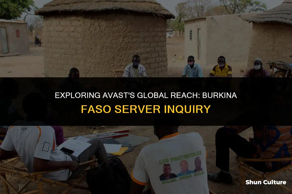 does avast have a server in burkina faso