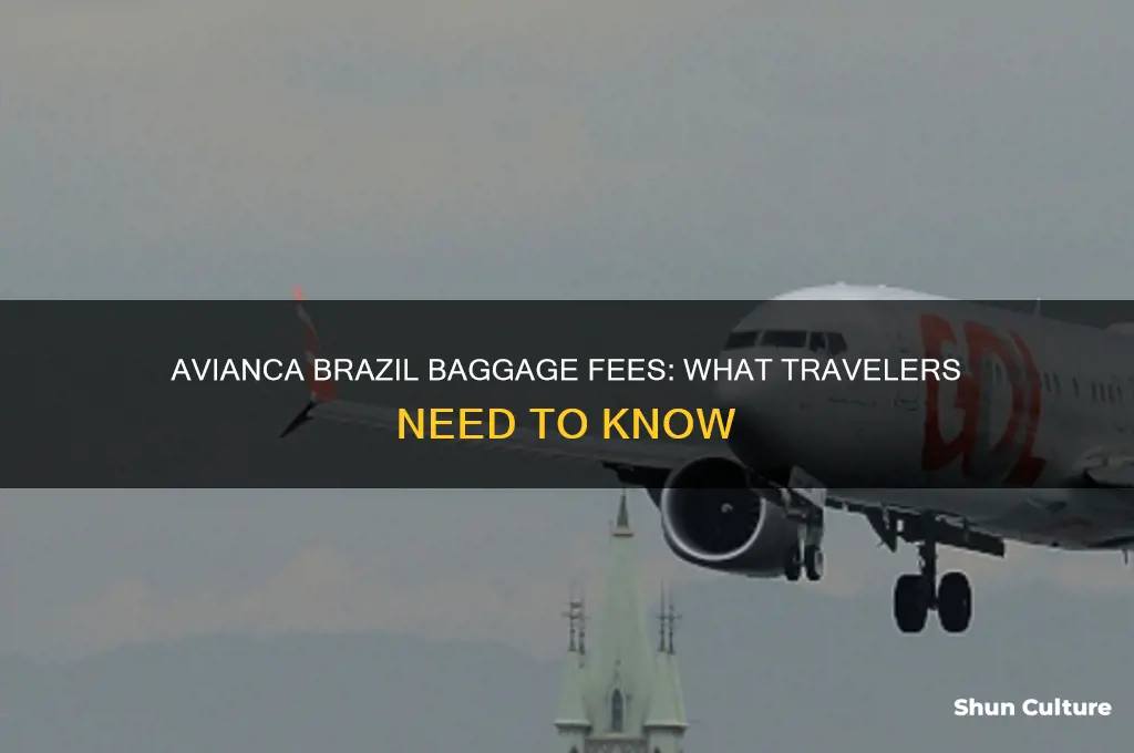 does avianca charge for baggage in brazil