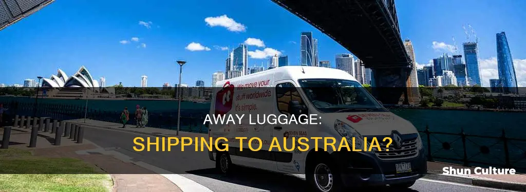does away luggage ship to australia
