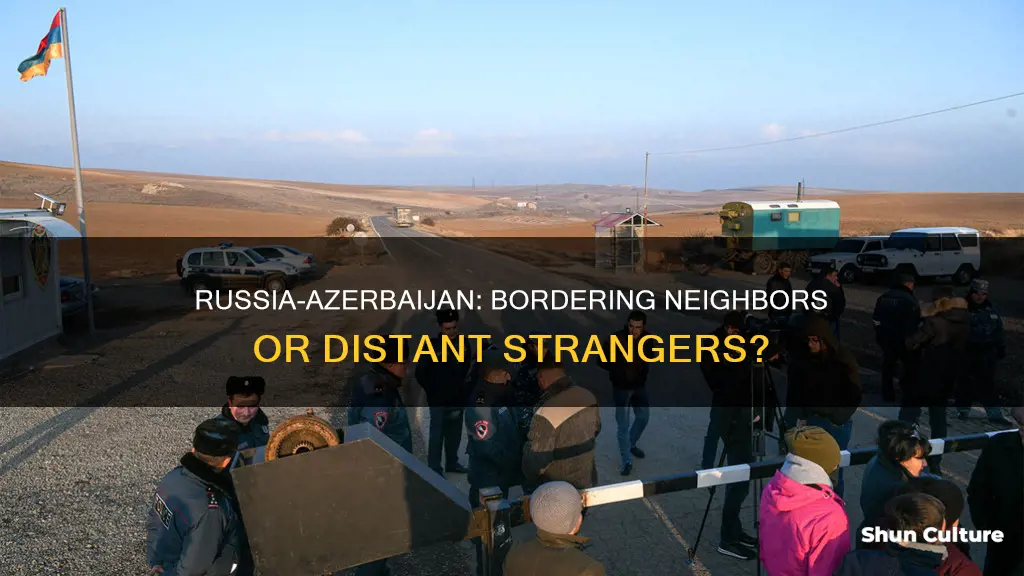 does azerbaijan border russia