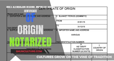 Certificate of Origin: Azerbaijan's Notarization Requirements for Imports