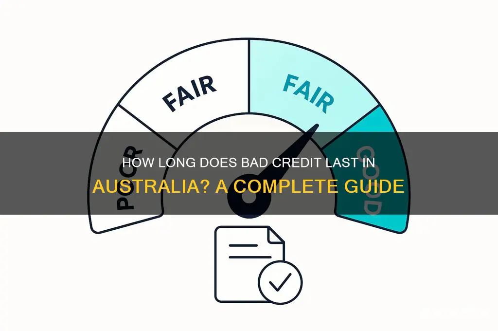does bad credit go away australia