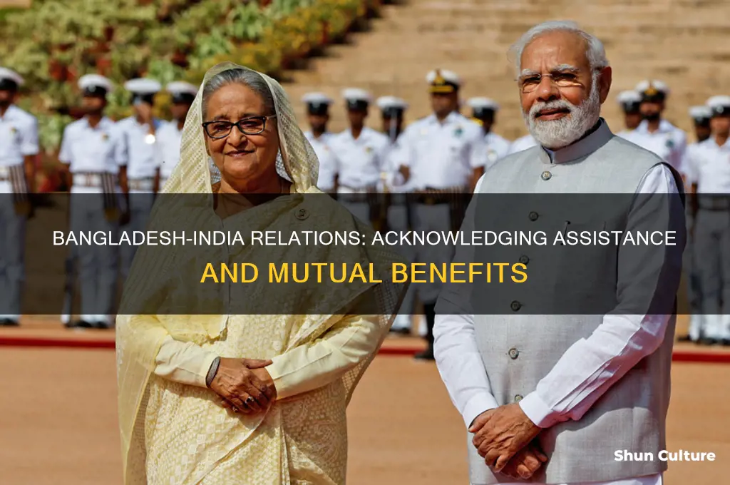 does bangladesh acknowledge india help