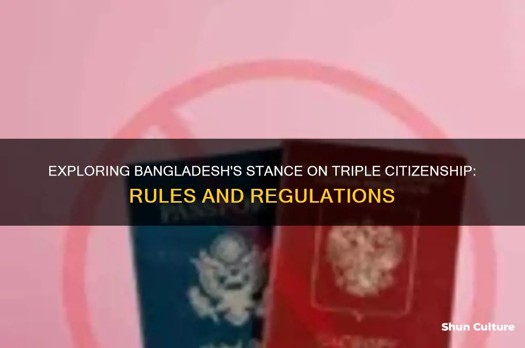 does bangladesh allow triple citizenship