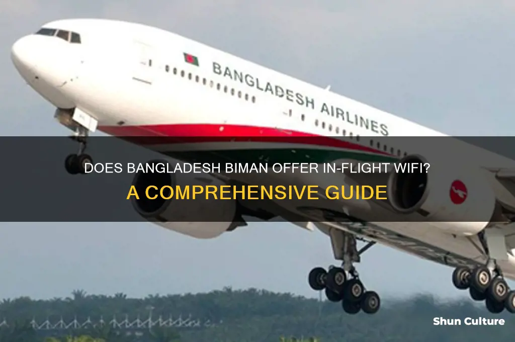 does bangladesh biman have wifi