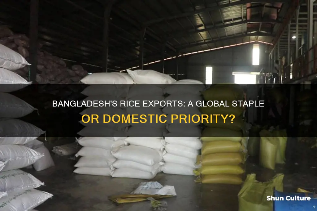 does bangladesh export rice