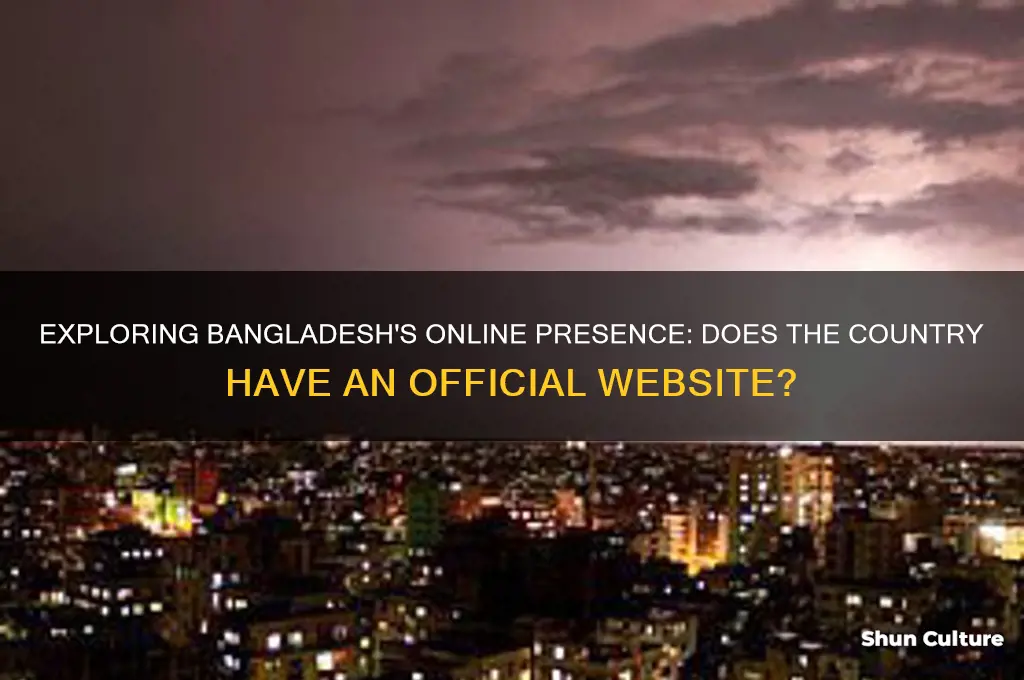 does bangladesh have a website