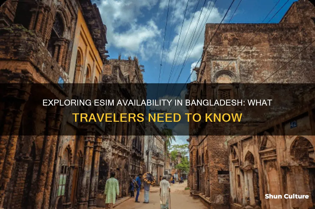 does bangladesh have esim