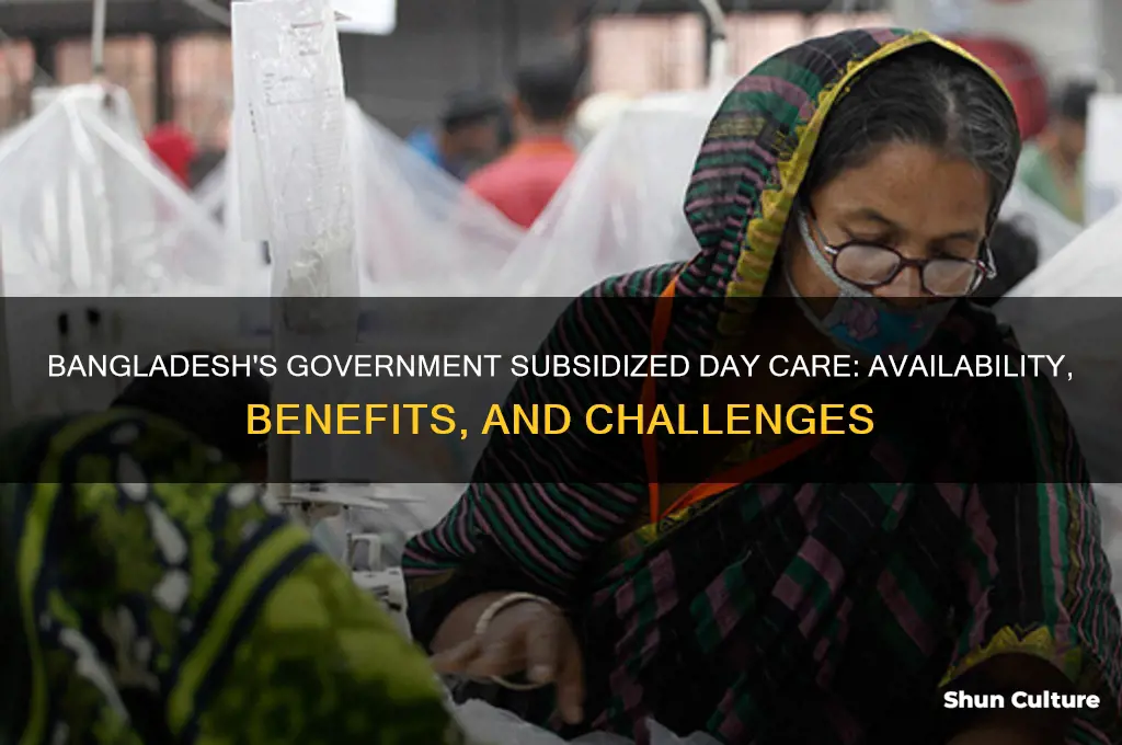 does bangladesh have government subsidized day care