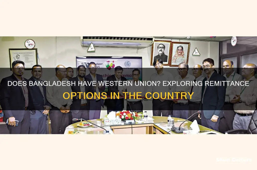 does bangladesh have western union