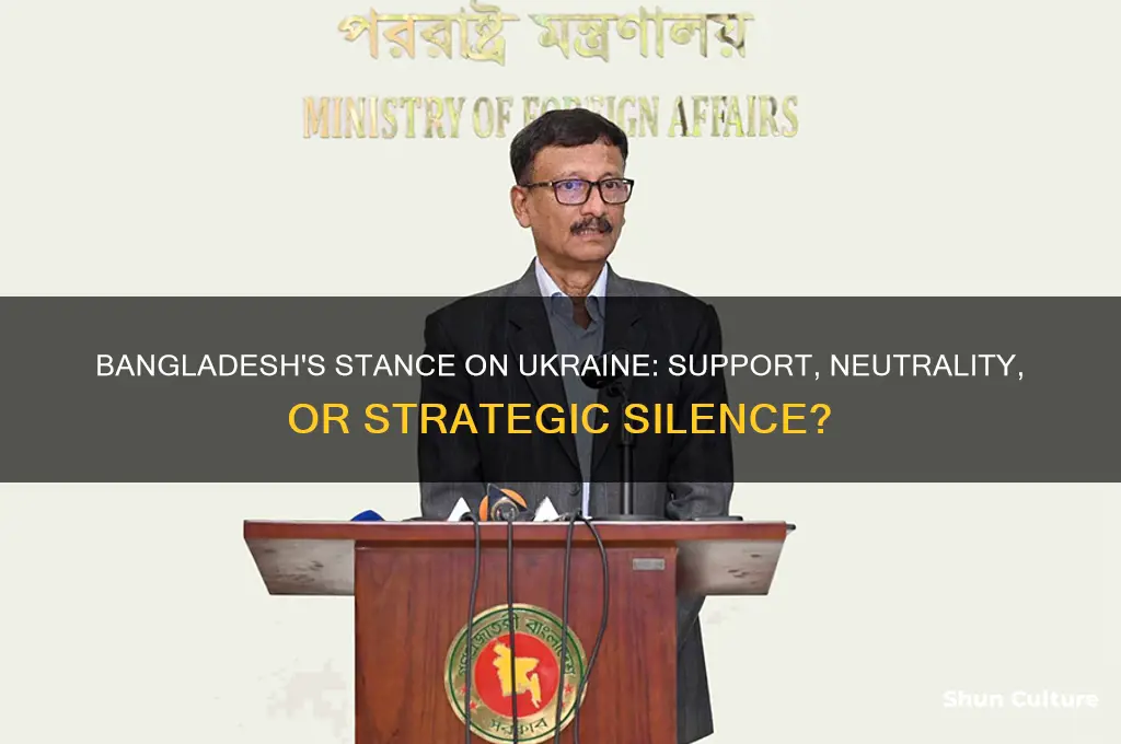 does bangladesh support ukraine