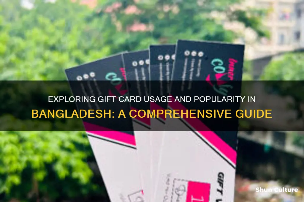 does bangladesh use gift card