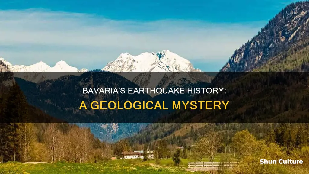 does bavaria have earthquakes