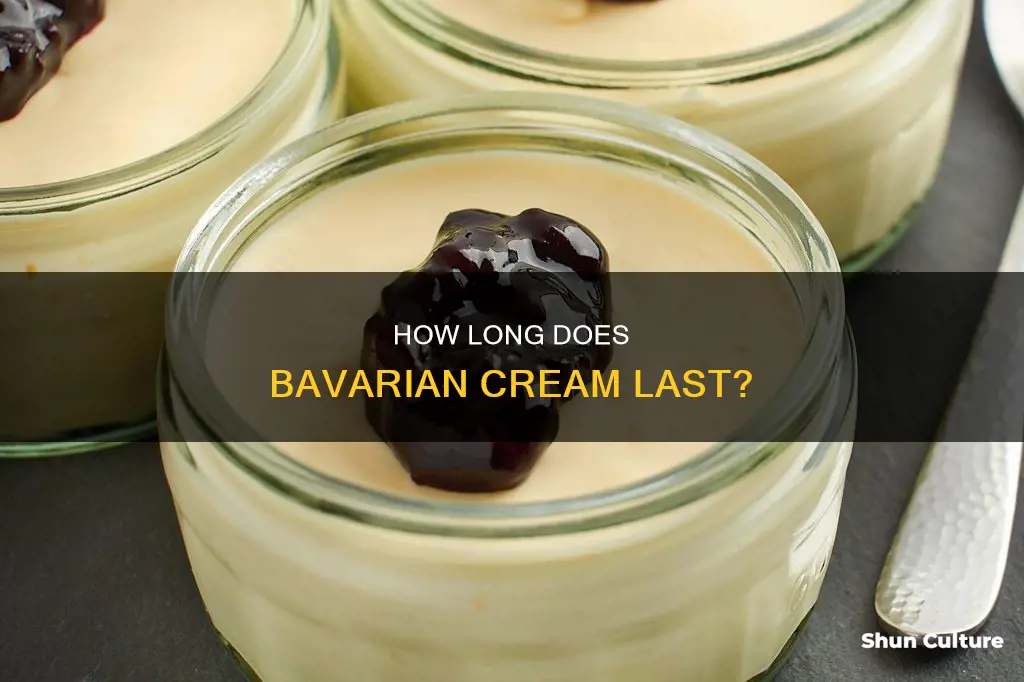 does bavarian cream go bad