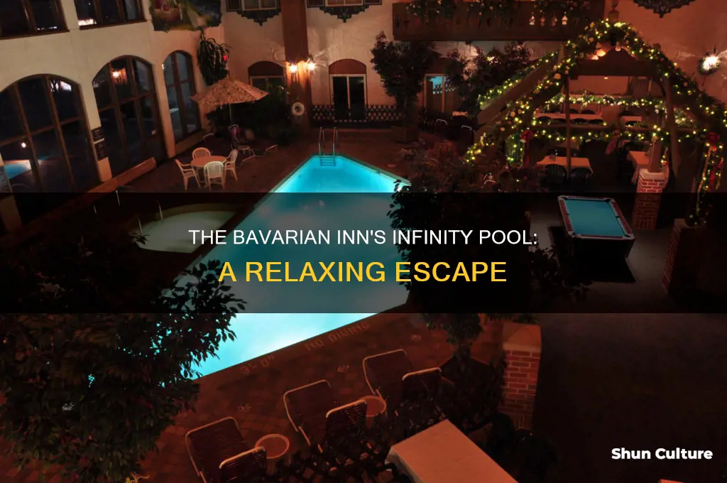 does bavarian inn have an infinity pool