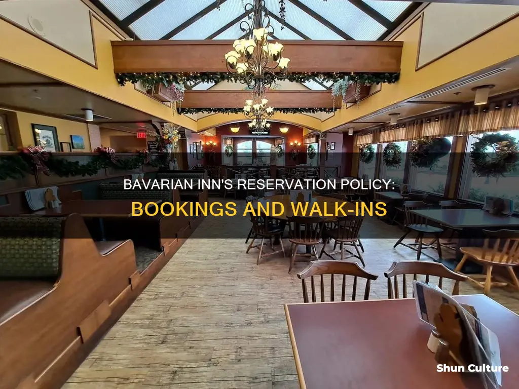 does bavarian inn take reservations