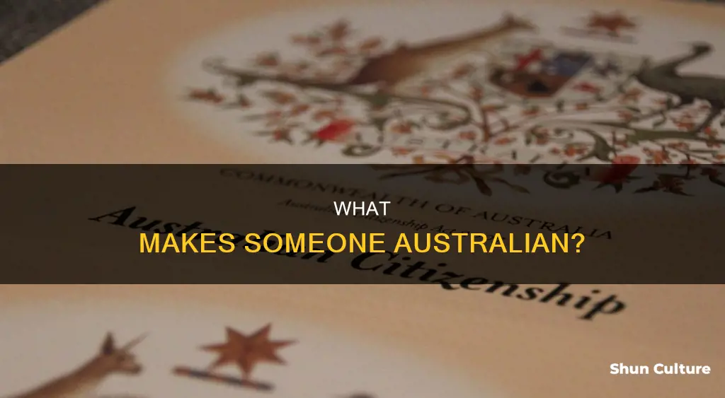 does being born in australia make you australan