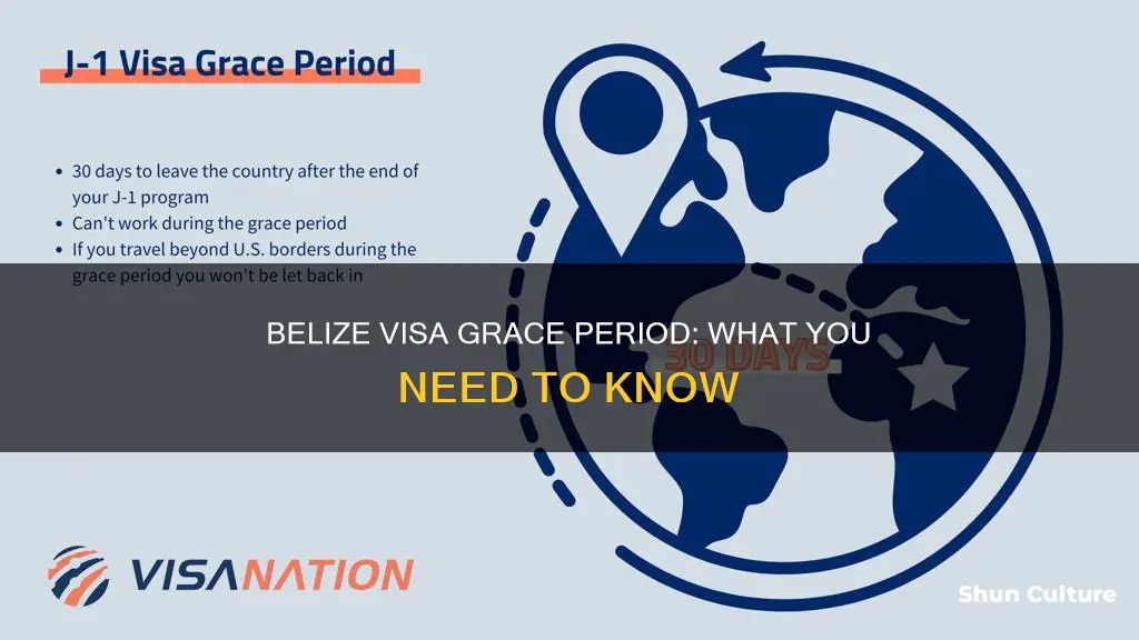 does belize 30 day visa have a grace period