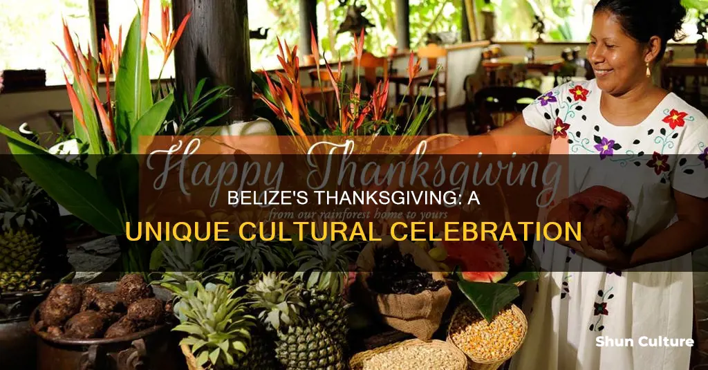 does belize celebrate thanksgiving