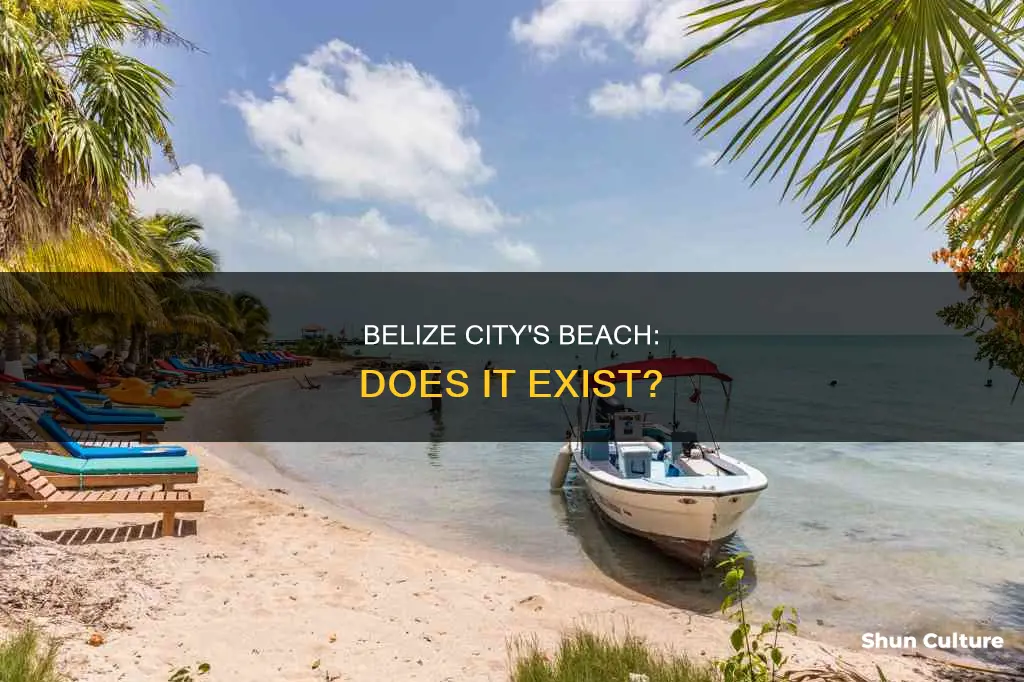 does belize city have a beach