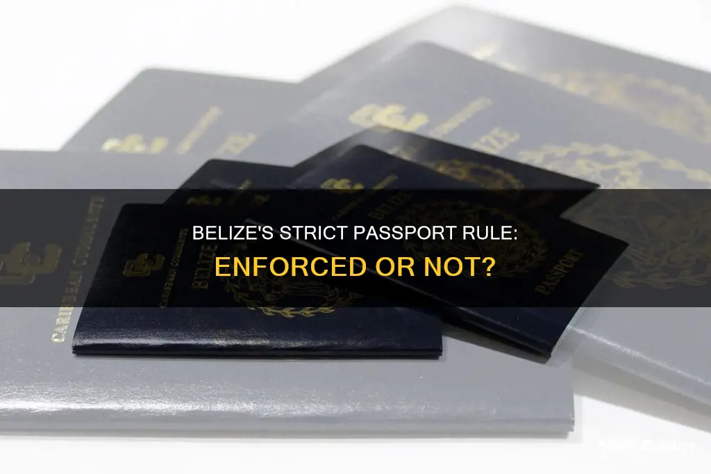 does belize enforce the 6 month passport rule