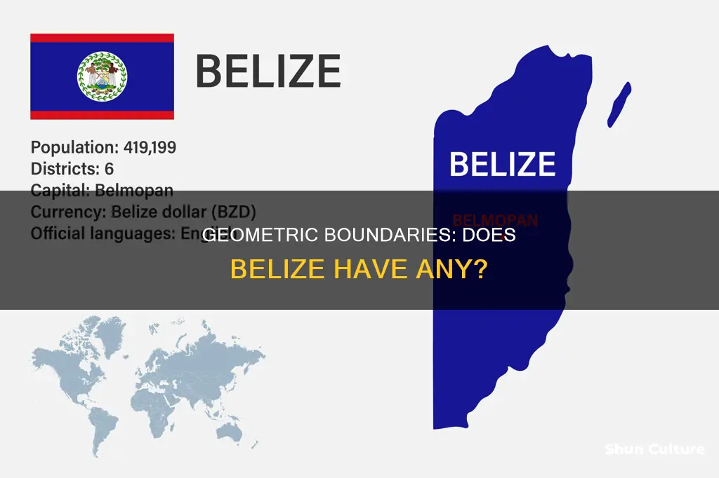 does belize have any geometric boundaries