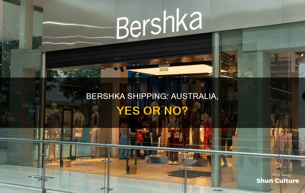 does bershka ship to australia