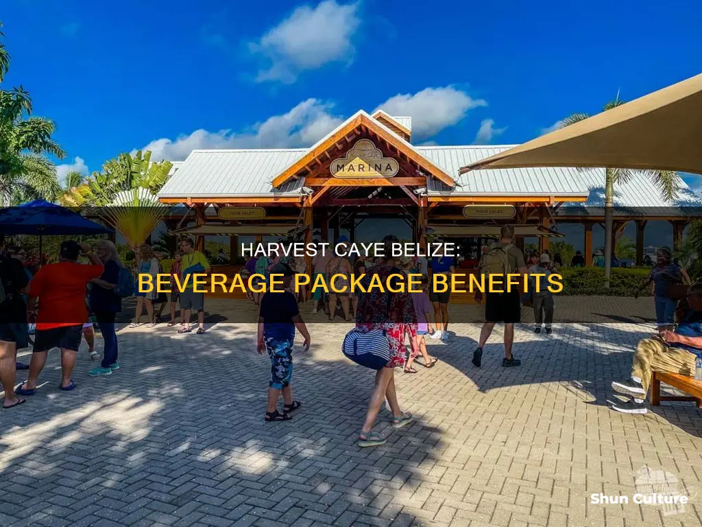 does beverage package on harvest caye belize