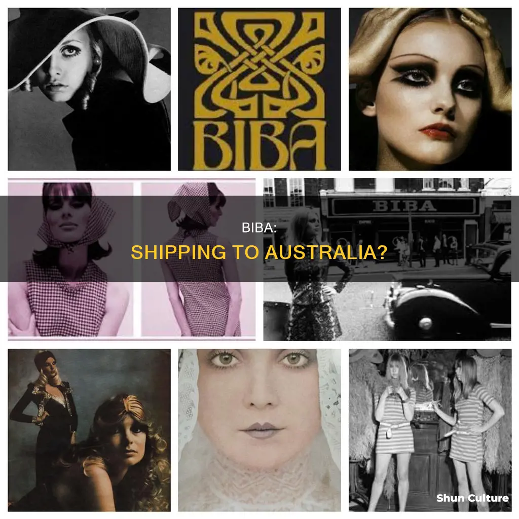 does biba ship to australia