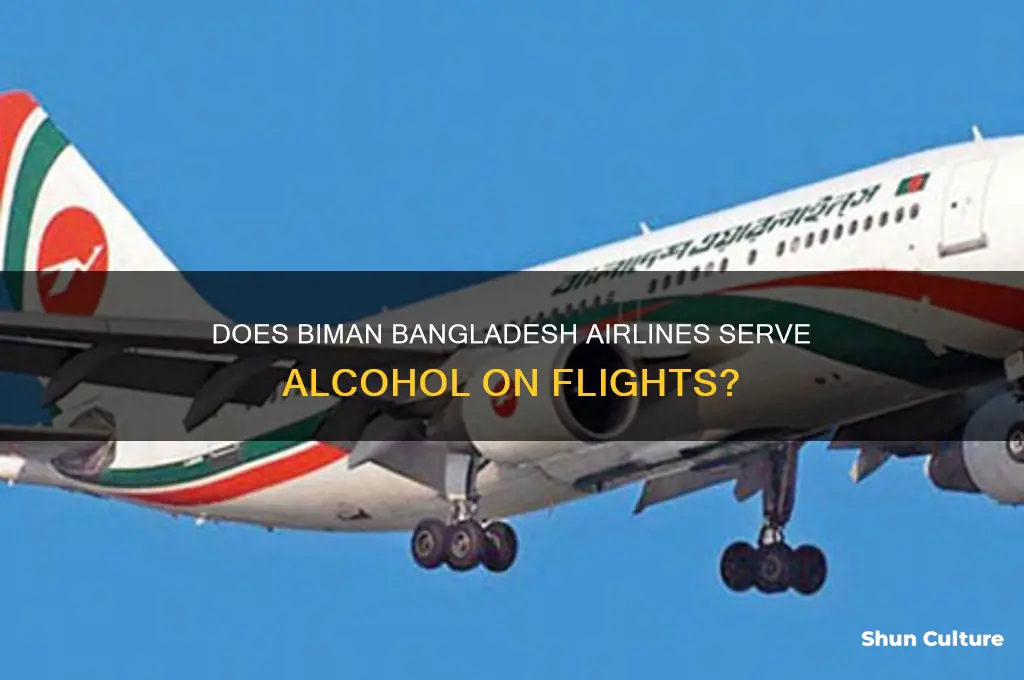 does biman bangladesh serve alcohol