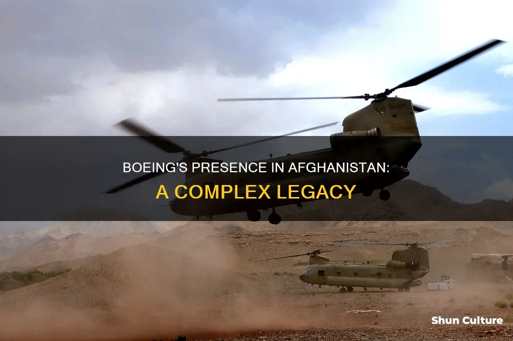 does boeing operate in afghanistan