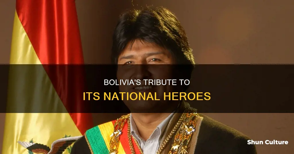 does bolivia do anything to honor nacional heros