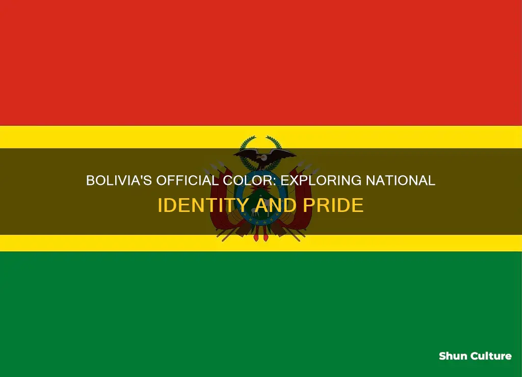 does bolivia have an official color