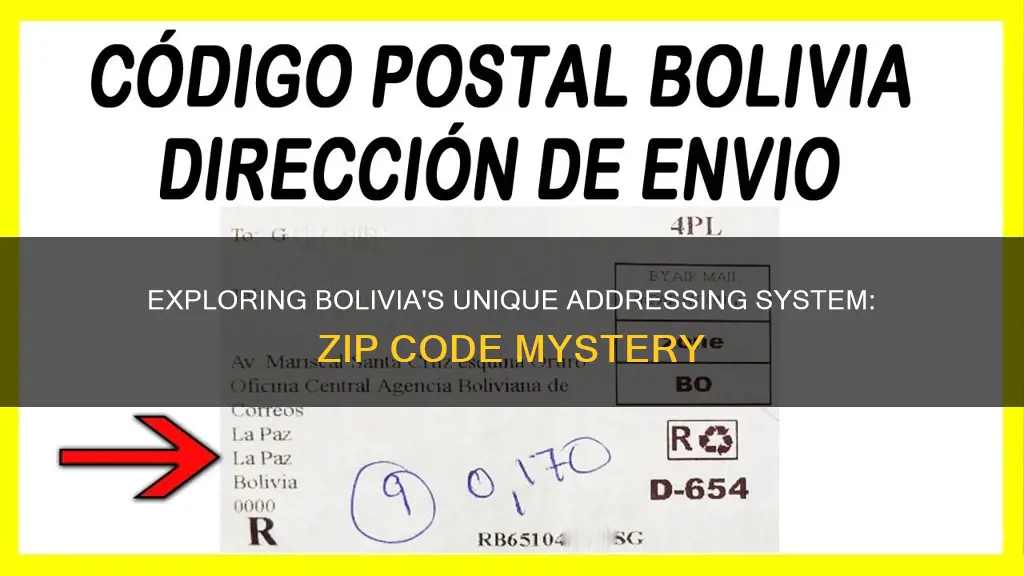 does bolivia have zip codes