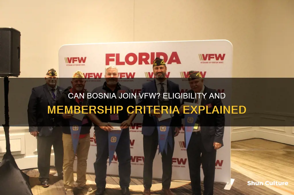 does bosnia count to join vfw