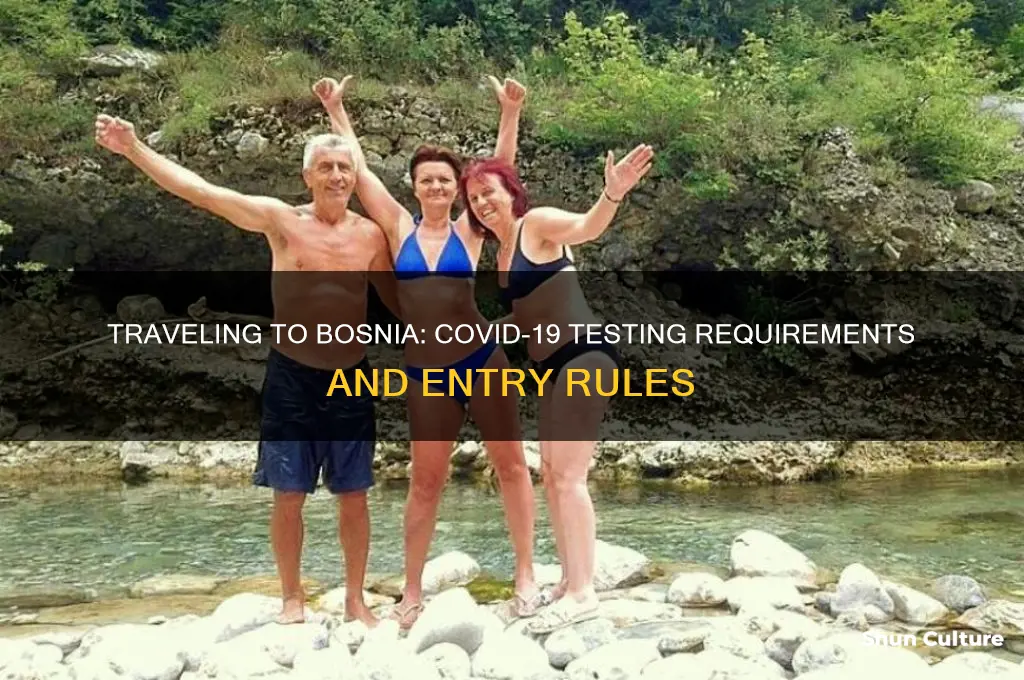does bosnia require a covid test
